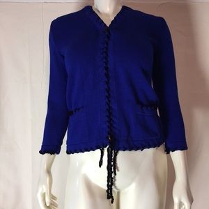 St. John Sport Cardigan Size Small